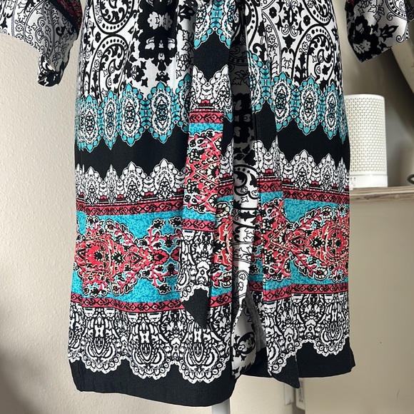 In Bloom S Mixed Pattern Robe - Picture 4 of 16